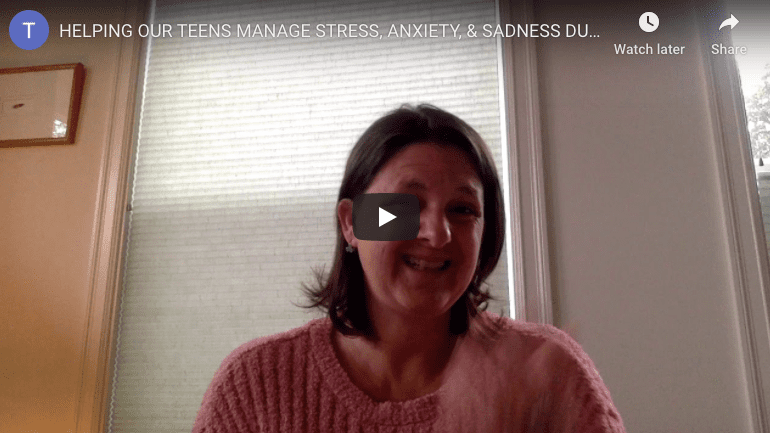 New Youtube video on adolescents and stress/sadness - The SELF Project ...